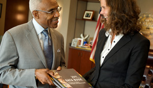 Memphis Mayor A.C. Wharton and Cate Joyce